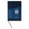 Fabriano EcoQua Plus Stitch-Bound Notebook - Navy, 5-4/5" x 8-1/4", Dot Grid